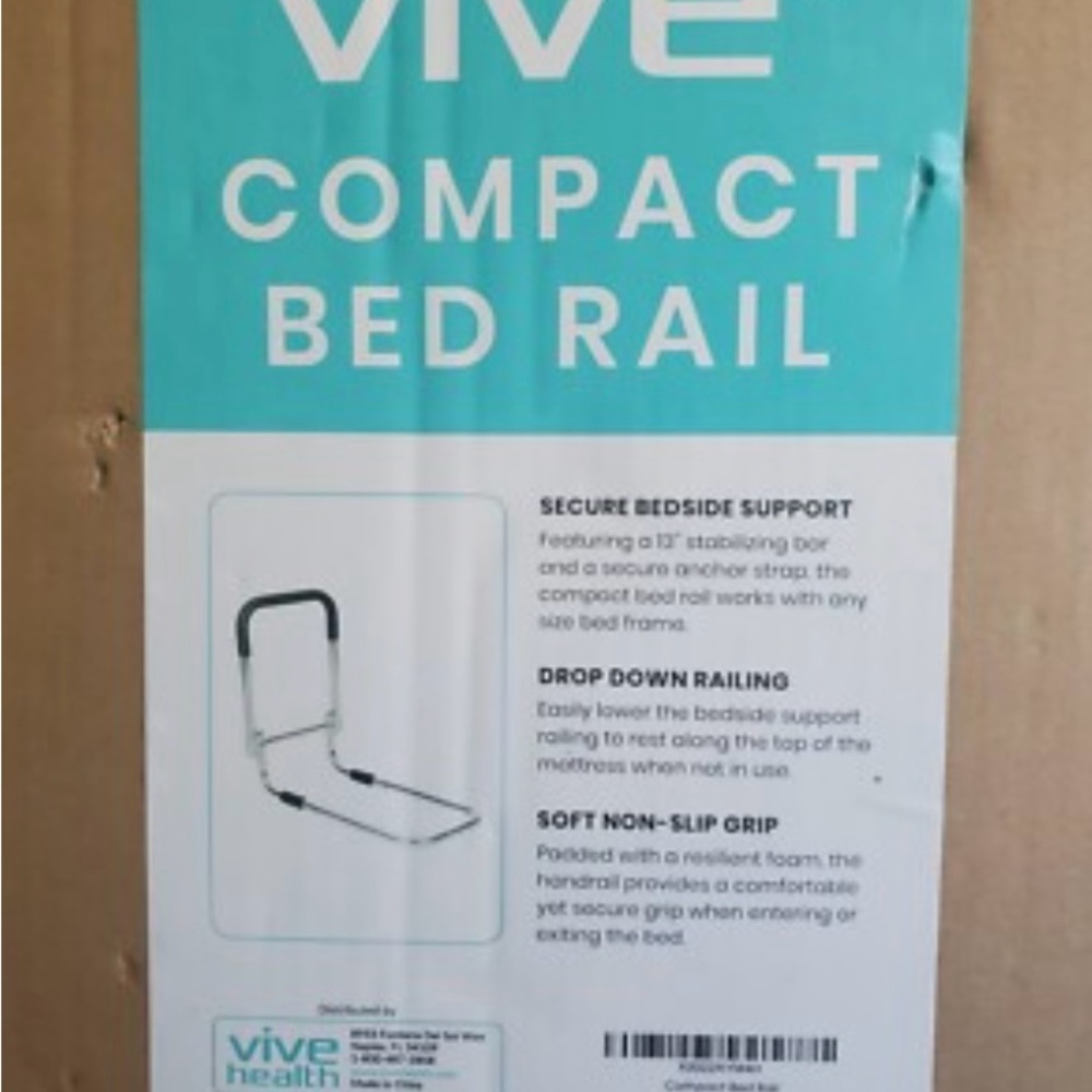Compact Bed Rail - White